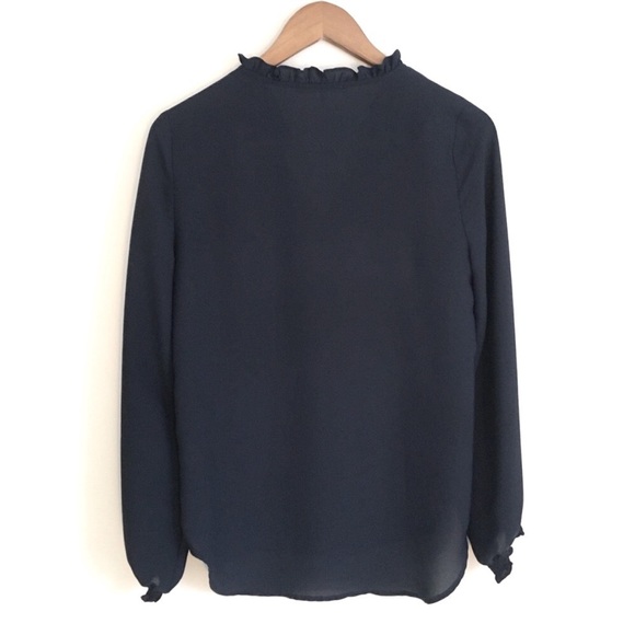 Long sleeve dark navy blue - Picture 3 of 4